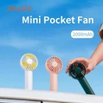 JISULIFE FA20 Mini Handheld Fan 2000mAh Rechargeable Battey - Image 3