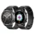 Silicone+Metal strap (Black)