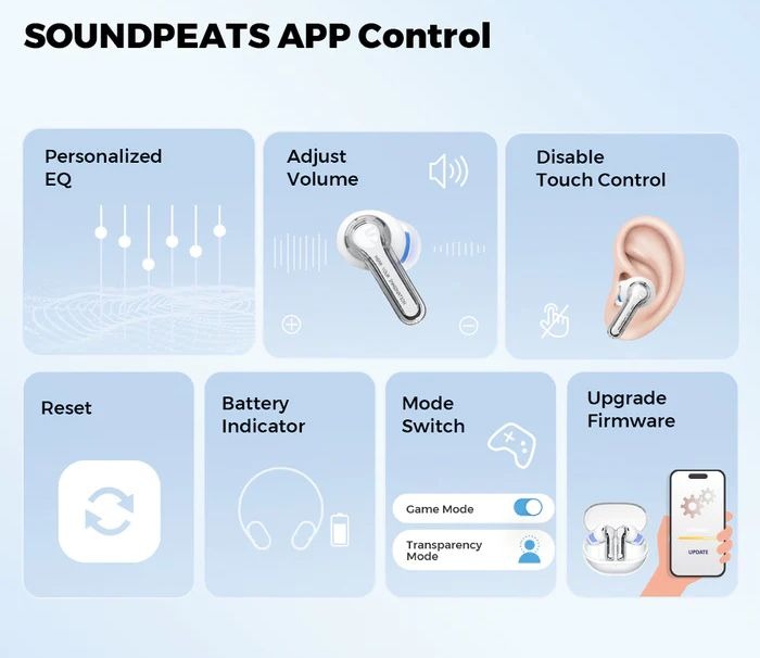 SoundPeats Clear Wireless Earbuds