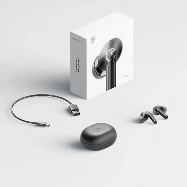 SoundPEATS T3 Pro ANC Earbuds with Active Noise Cancellation