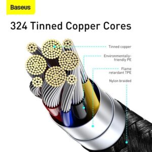 Baseus Display Fast Charging Data Cable Type-C to Type-C 100W